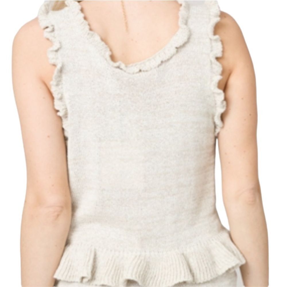 2-Piece Sweater Knit Sleeveless Top And Shorts - Picture 11 of 11